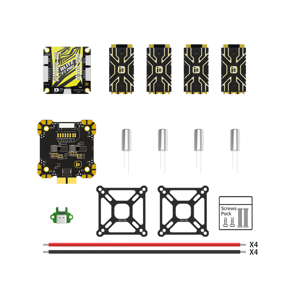 BLITZ F7 Pro Combo Set (E80 Single ESCs) - iFlight-RC Europe