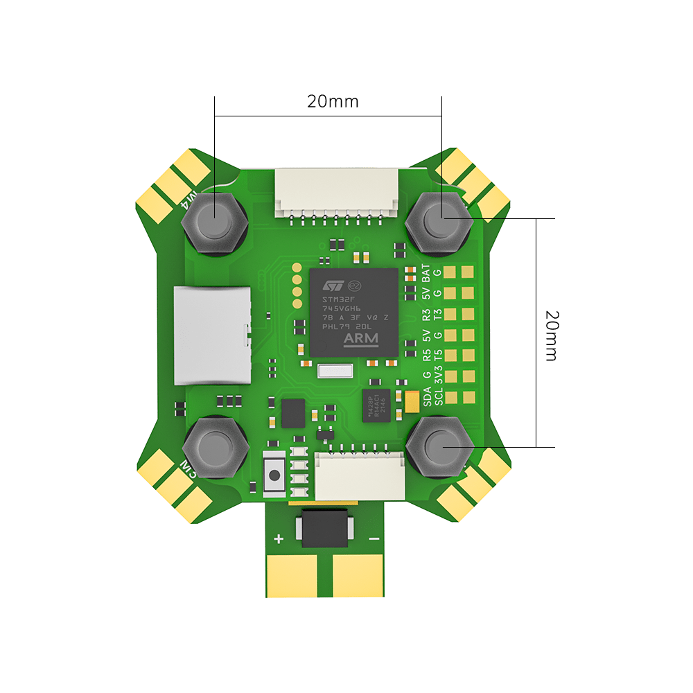 BLITZ Mini F745 Stack (E55S Mini 4in1 ESC) - iFlight Europe