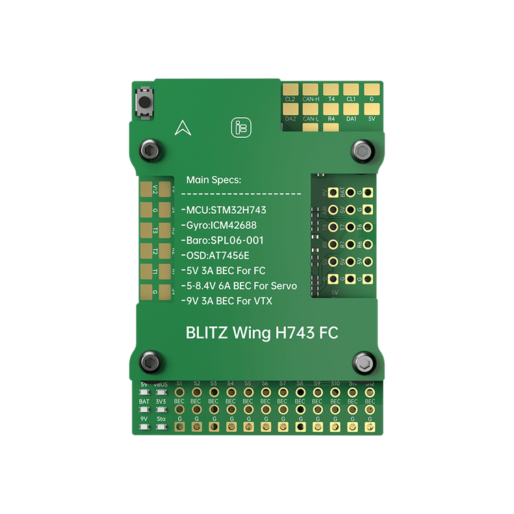 BLITZ Wing H743 Flight Controller - iFlight Europe Official