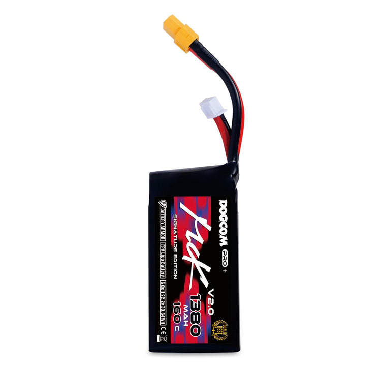 DOGCOM 6S 1380mAh MCK V2 160C Battery - 5X 10% OFF - iFlight Europe