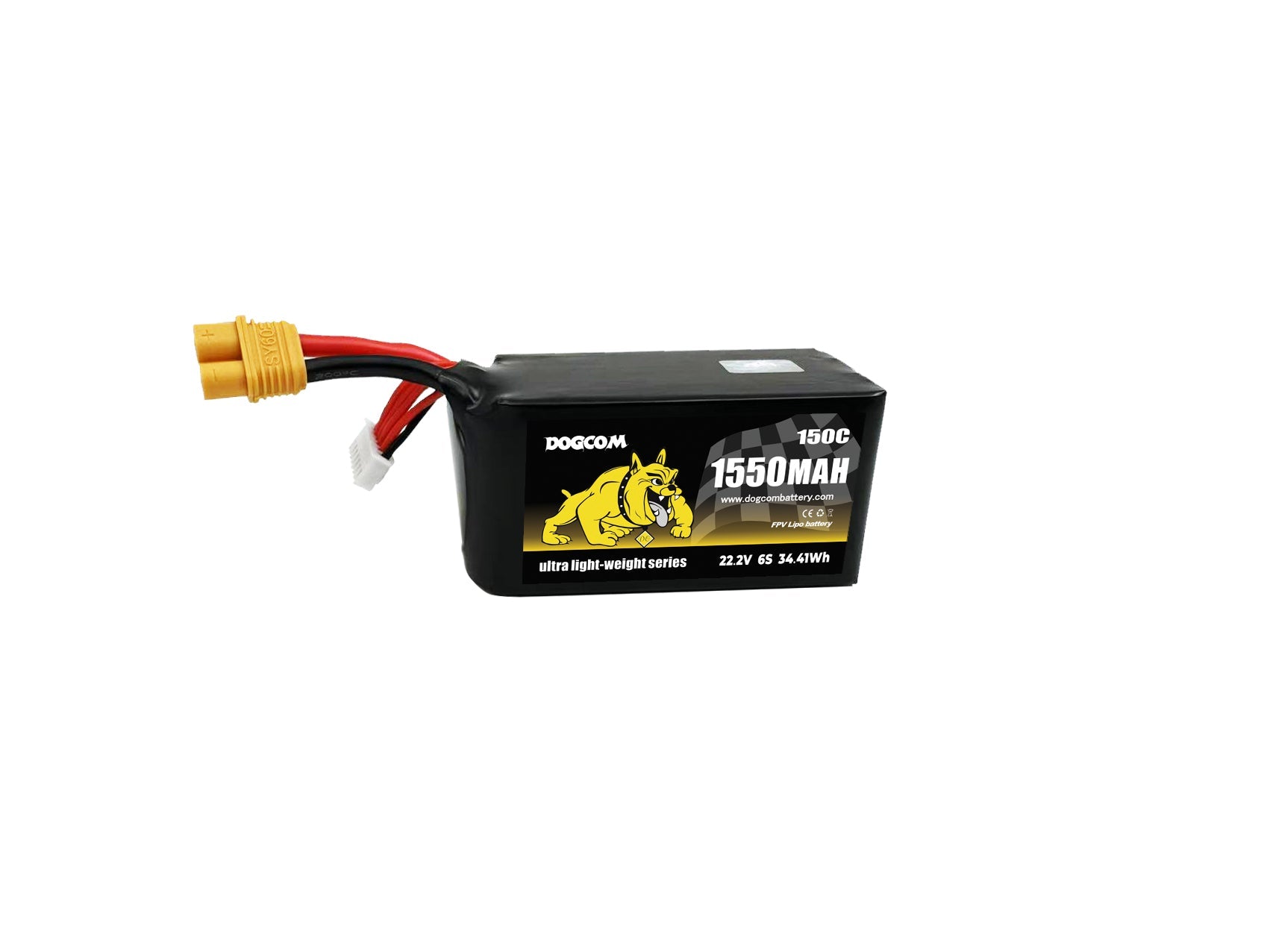 DOGCOM 6S 1550mAh 150C Ultra Series Battery