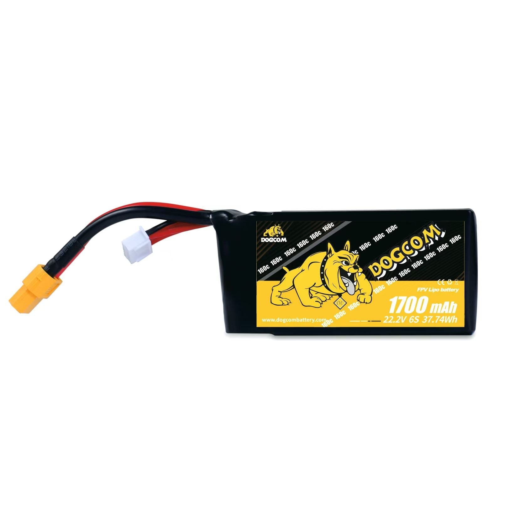 DOGCOM 6S 1700mAh 160C Battery - iFlight Europe