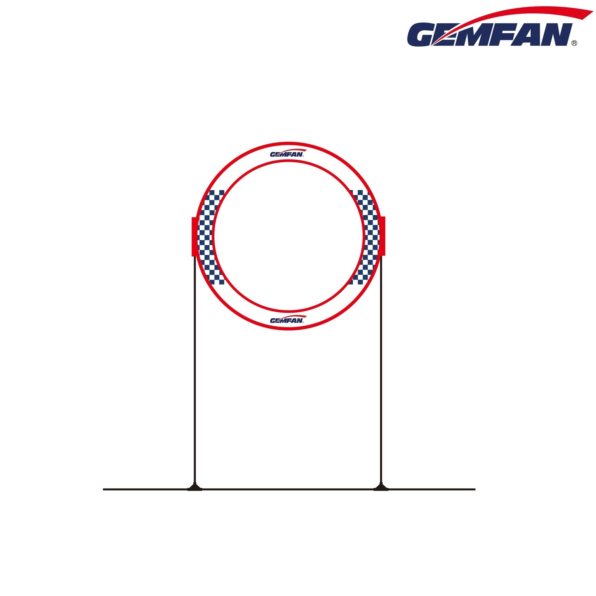 GEMFAN 78cm Circle Race Gate with Base - iFlight Europe