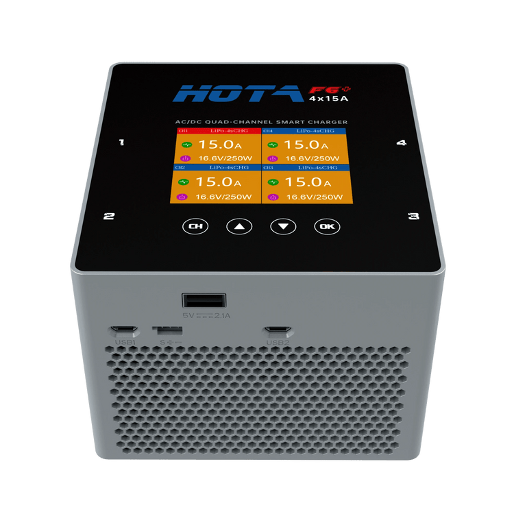 HOTA F6+ Smart Balance Charger 4x250W - iFlight Europe