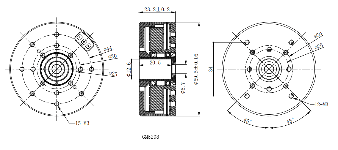 iPower GM5208 - 24 Gimbal Motor - iFlight Europe