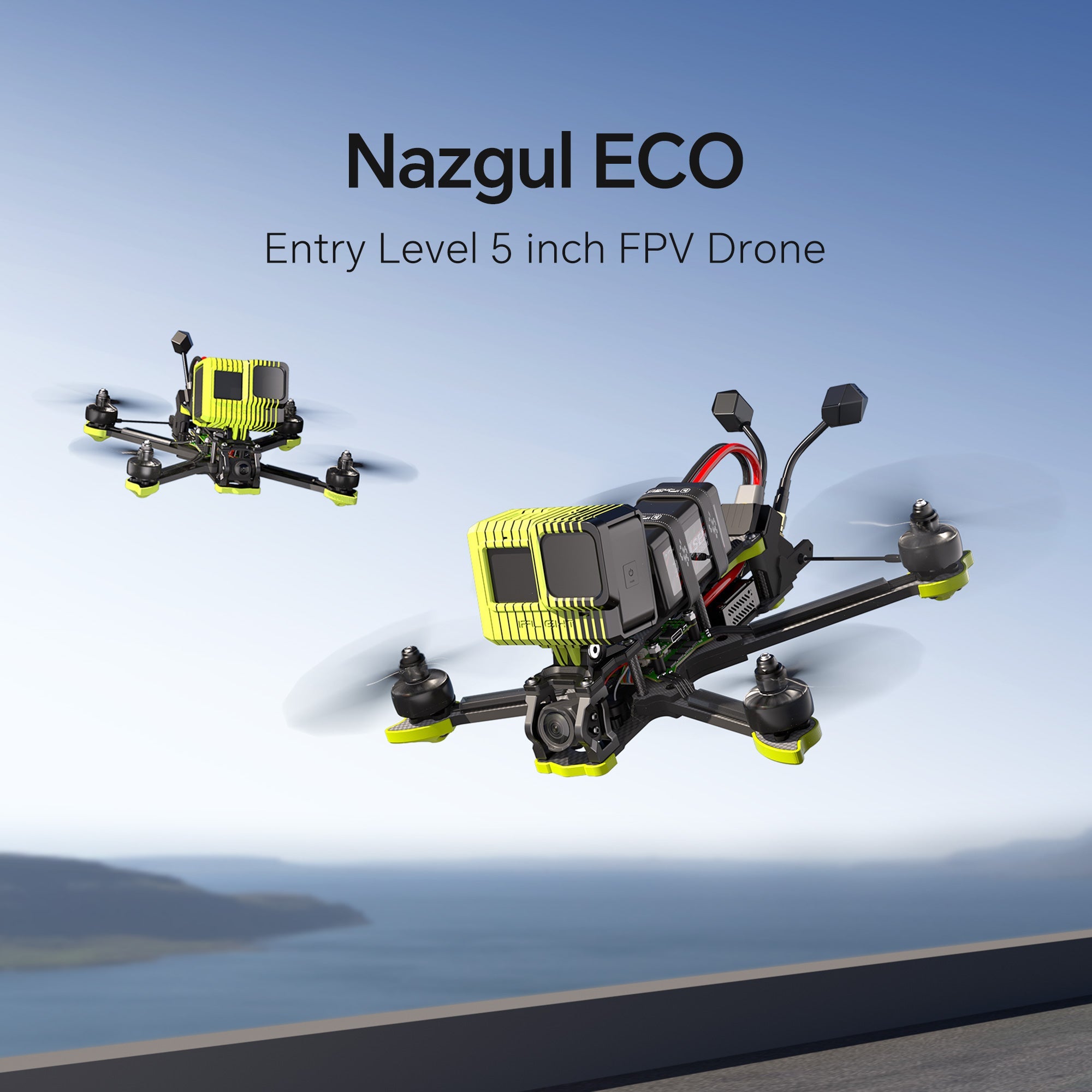 3D-Printed TPU Adjustable GoPro Mount Base For IFlight Nazgul 5 Drone – Includes Hardware